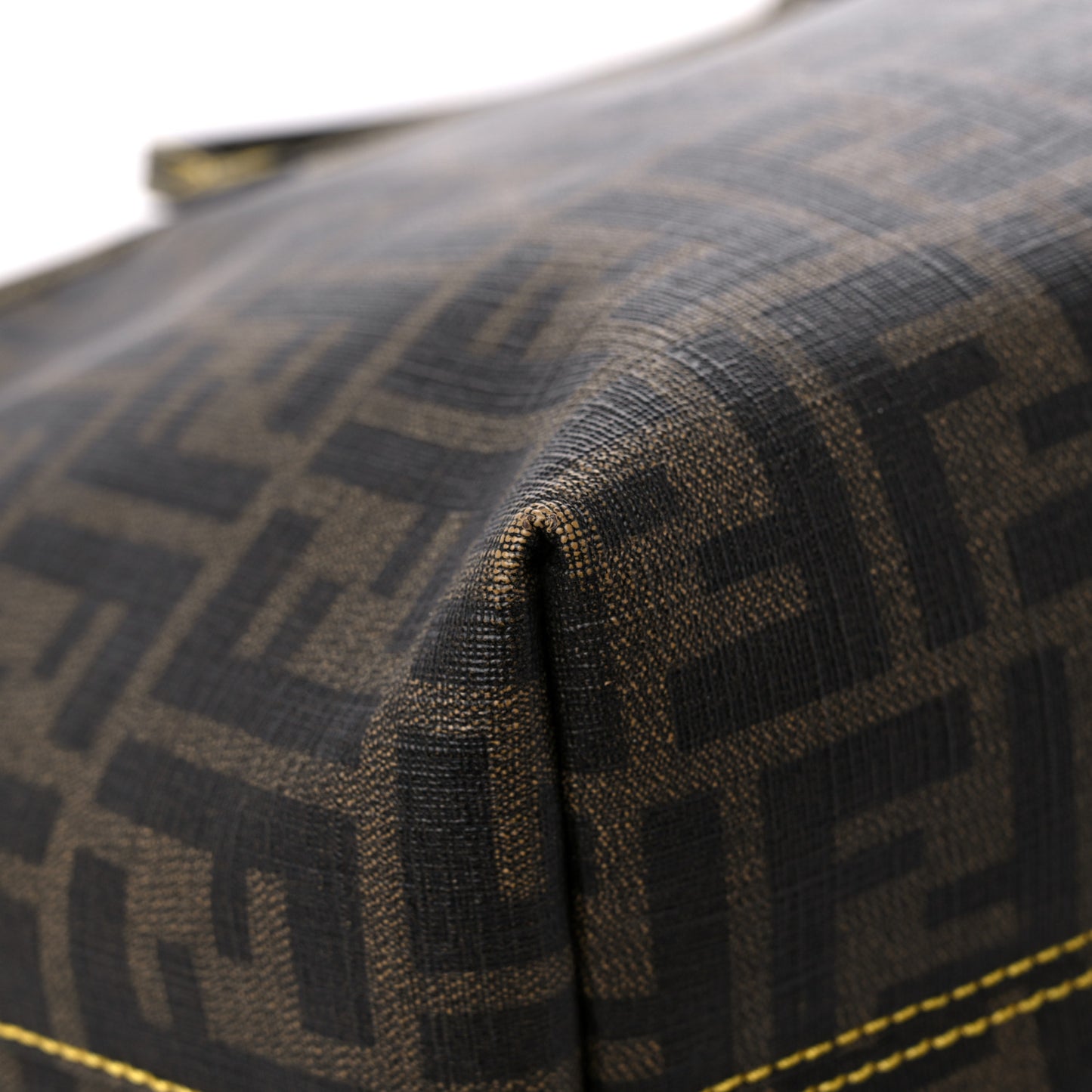 Zucca Spalmati Small Roll Tote Tobacco Giallo