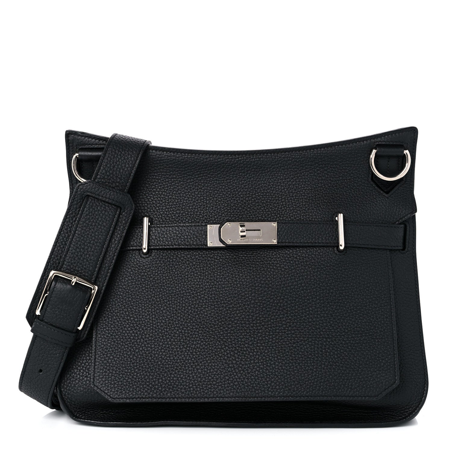 Hermes Taurillon Clemence Jypsiere 34 Black 1 of 11
