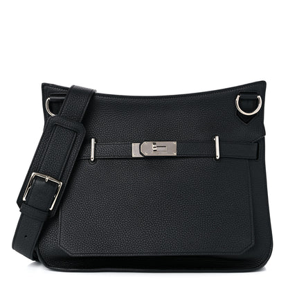 Hermes Taurillon Clemence Jypsiere 34 Black 1 of 11