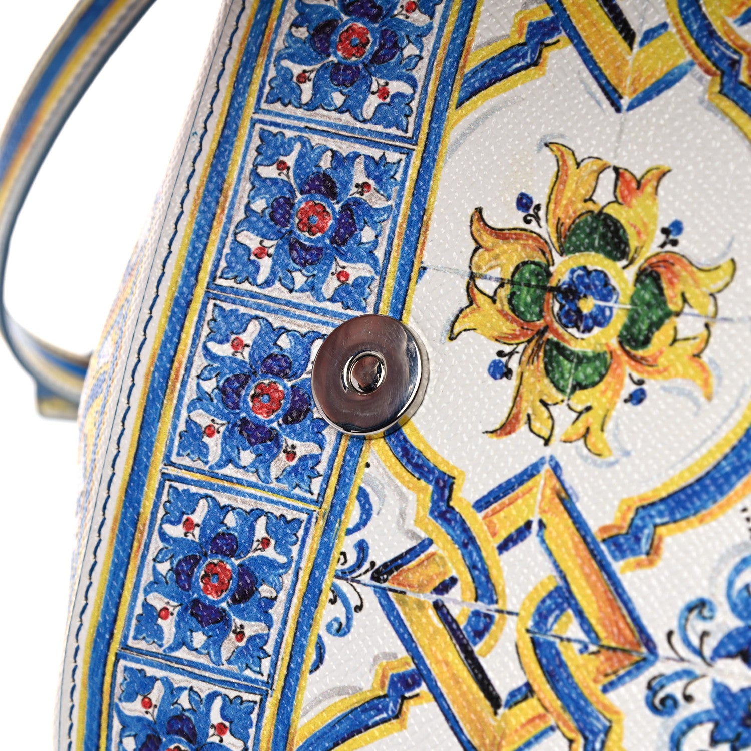 Dolce & Gabbana Dauphine Majolica Print Medium Miss Sicily Satchel Multicolor 13 of 13