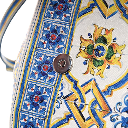Dolce & Gabbana Dauphine Majolica Print Medium Miss Sicily Satchel Multicolor 13 of 13