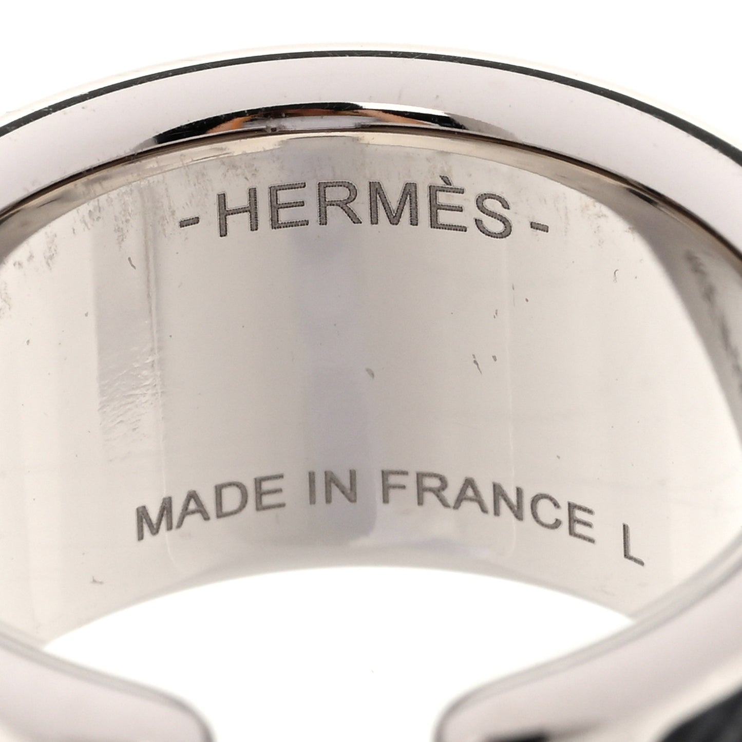 Madame Calfskin Large Olympe Ring L Black