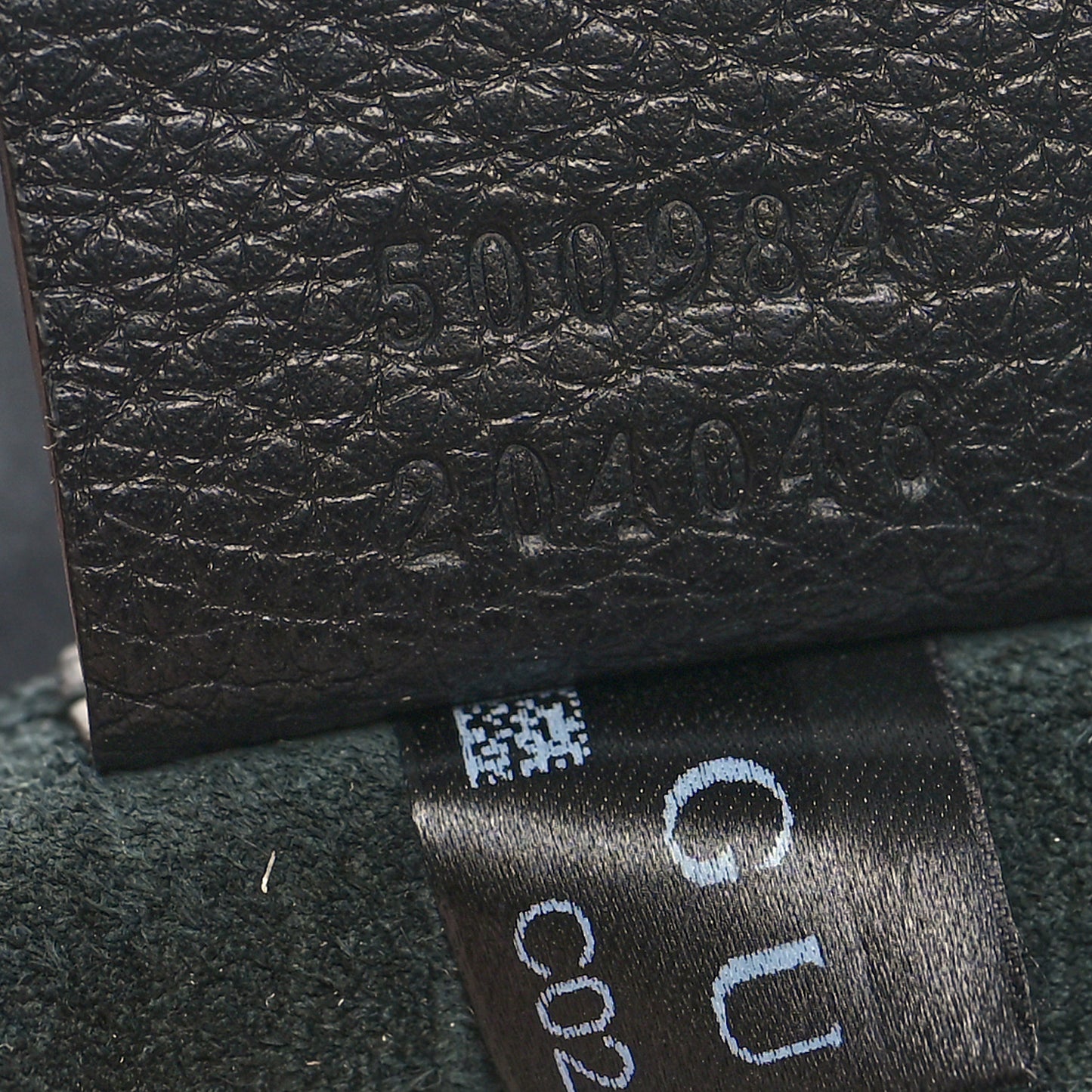 Pebbled Calfskin Large Logo Portfolio Clutch Black