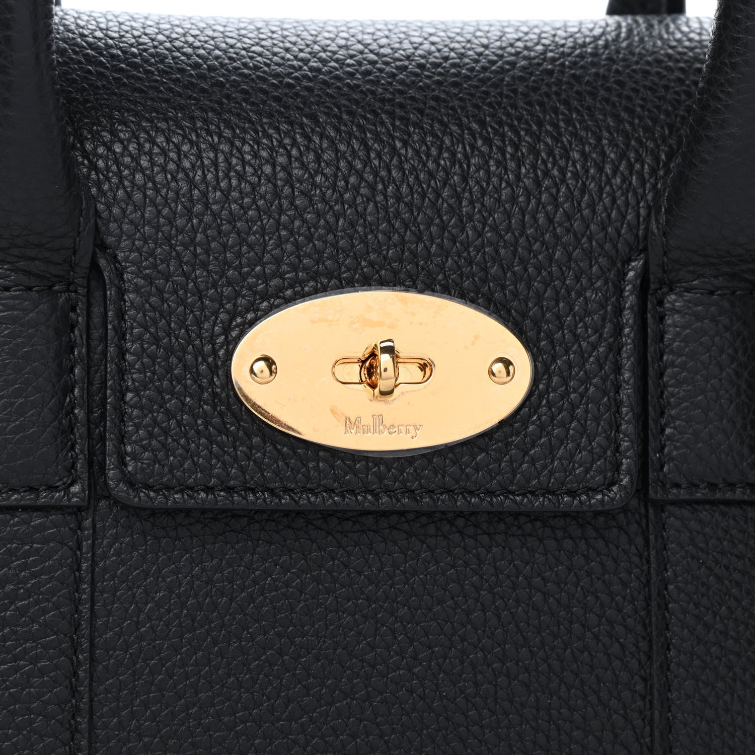 Mulberry Classic Grain Small New Bayswater Black 9 of 9
