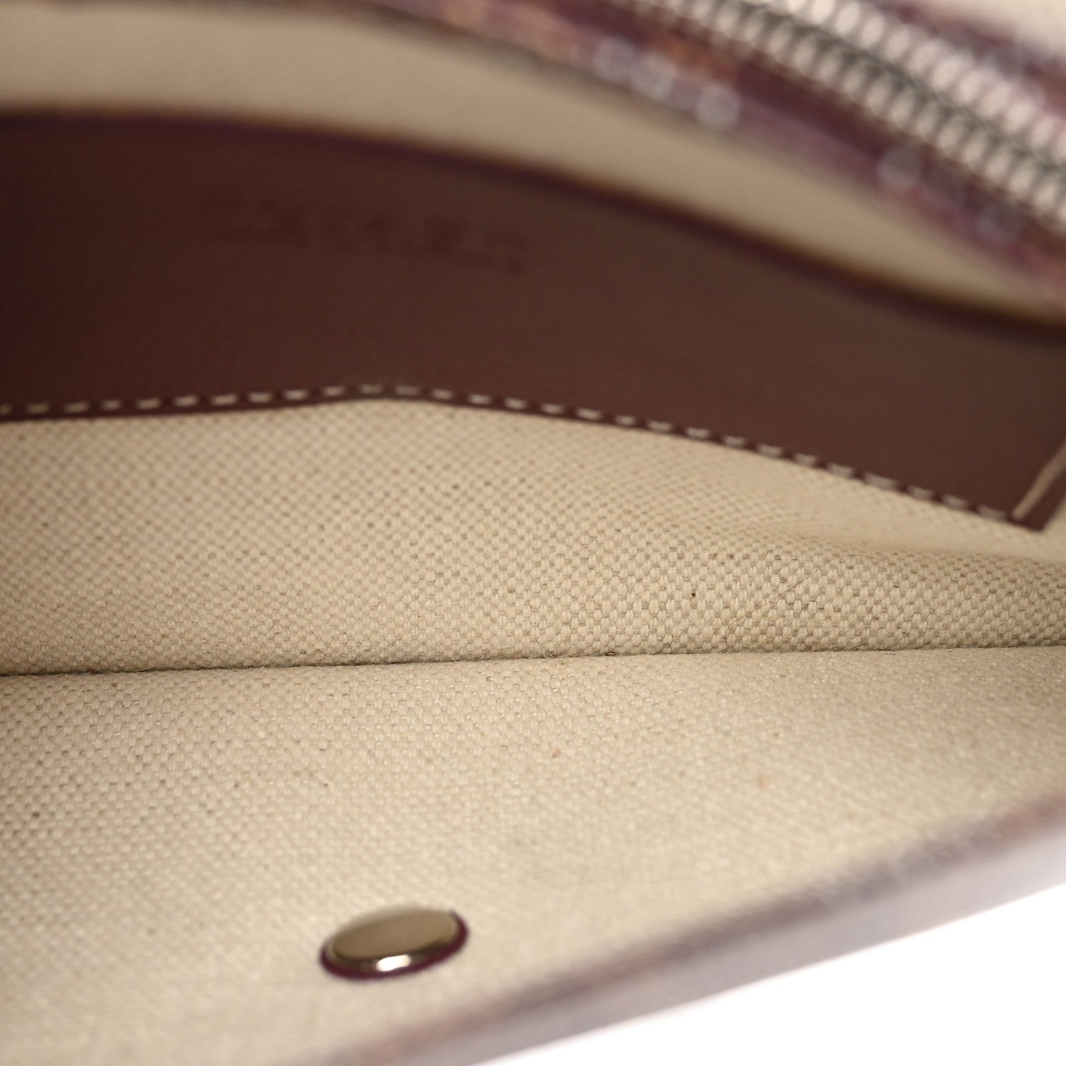 Goyard Goyardine Plumet Wallet Clutch Burgundy 8 of 11