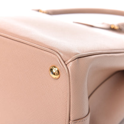 Prada Saffiano Small Galleria Double Zip Tote Cammeo 12 of 13