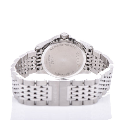 Gucci Stainless Steel Diamond Mother of Pearl 27mm G-Timeless Quartz Watch 5 of 6