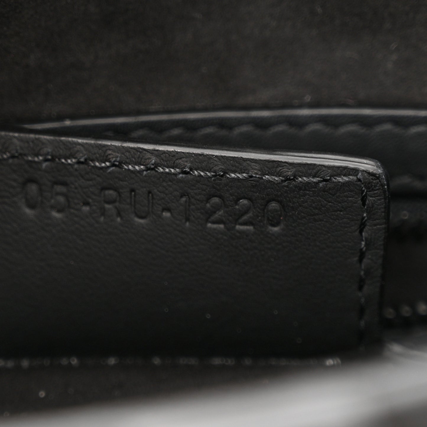 Ultra Matte Calfskin Saddle Bag Black