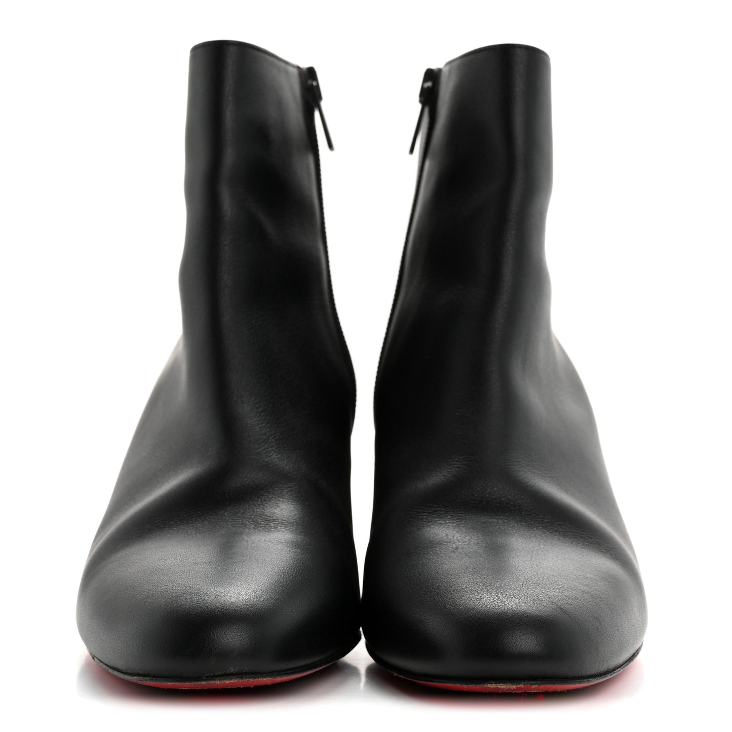 Calfskin Turela 55 Ankle Boots 38 Black