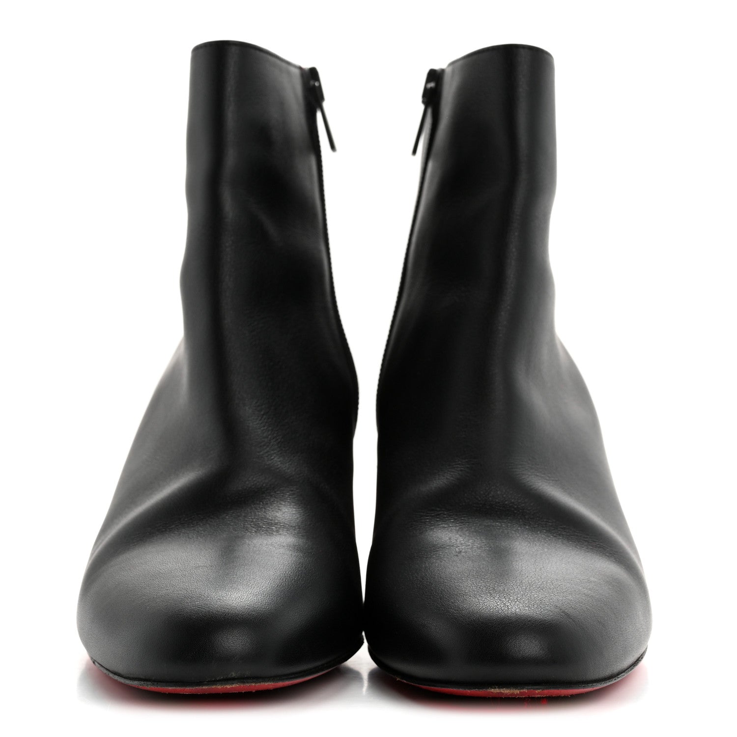 Christian Louboutin Calfskin Turela 55 Ankle Boots 38 Black 3 of 11
