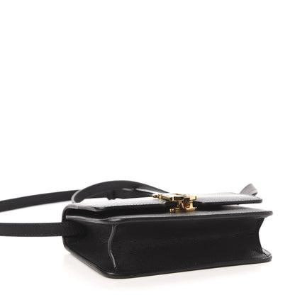 Burberry Grained Calfskin Mini TB Bag Black 4 of 10