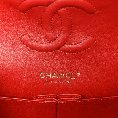 Chanel Lambskin Quilted Medium Double Flap Red 6 of 11