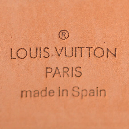 Louis Vuitton Monogram Ceinture Belt w Silver Buckle 80 32 7 of 9