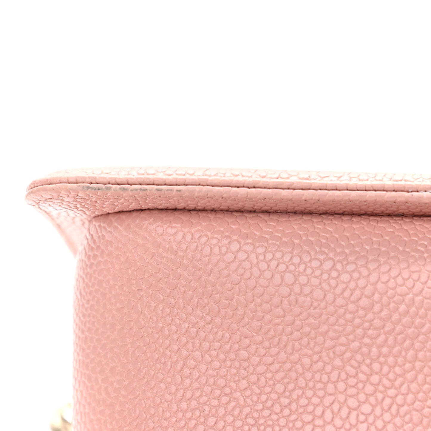 Caviar Quilted Medium Boy Flap Light Pink