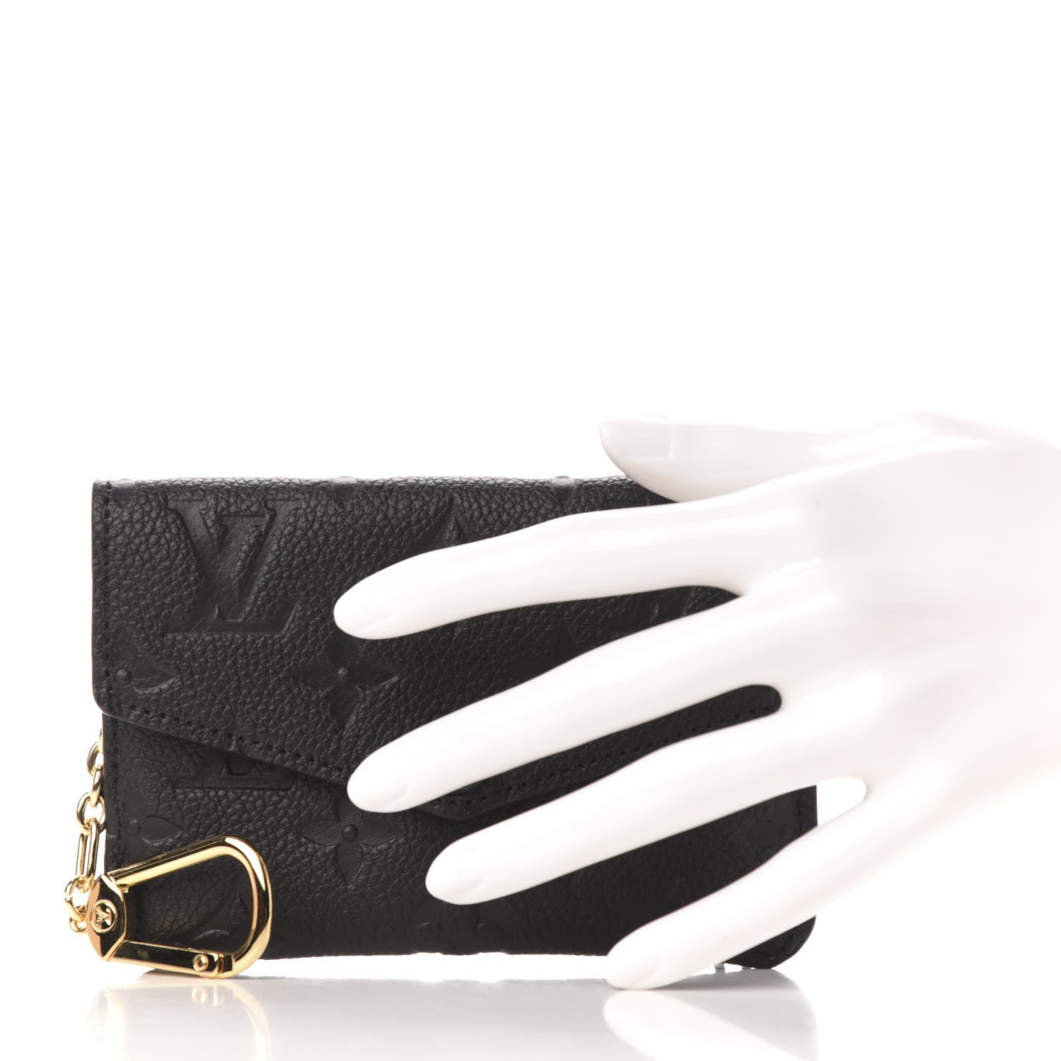 Louis Vuitton Empreinte Key Pouch Black 2 of 7