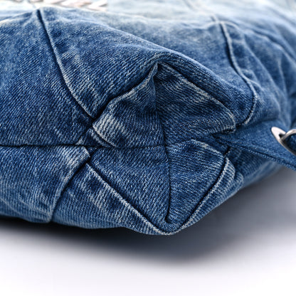 Chanel Denim Quilted Chanel 22 Backpack Blue 9 of 9