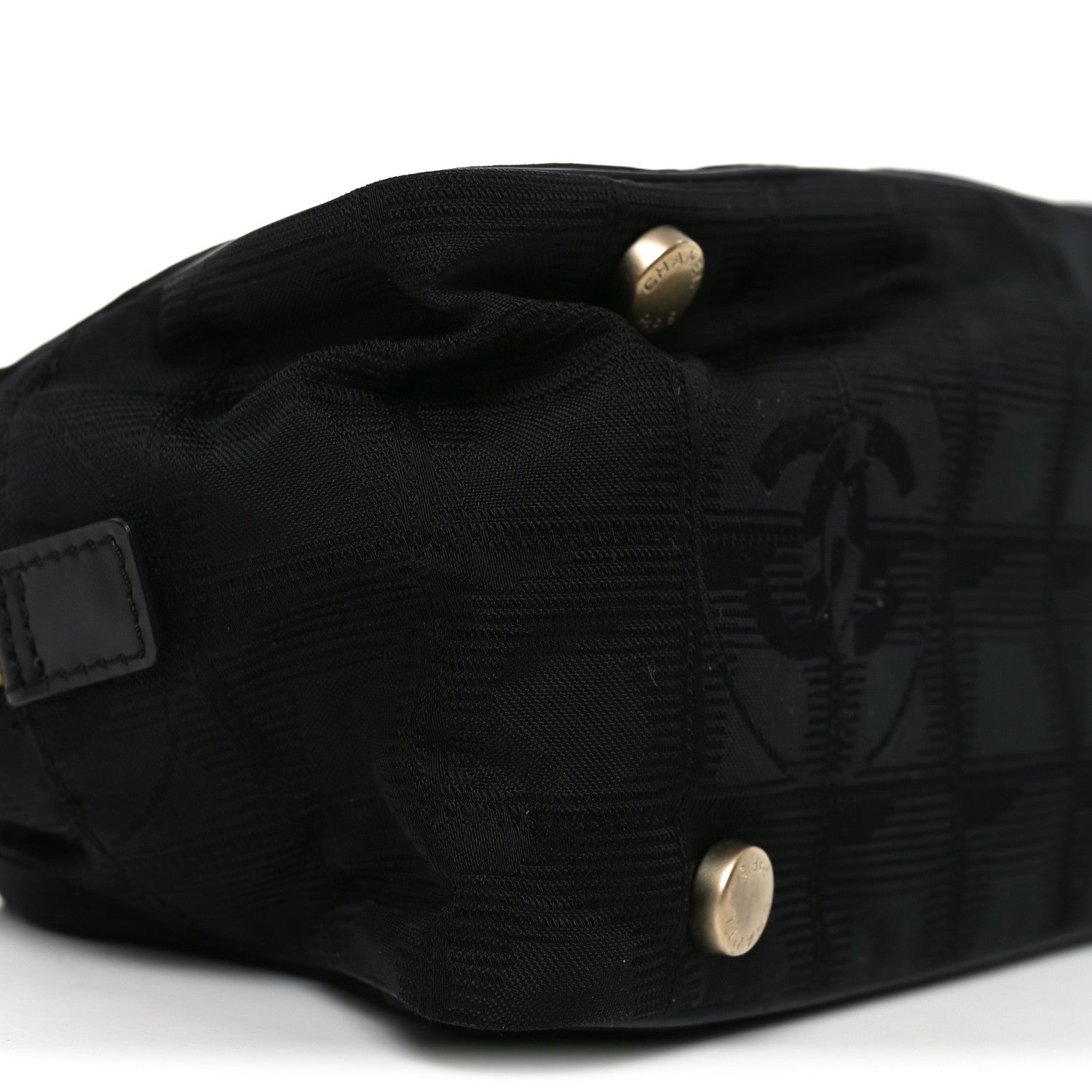 Chanel Nylon Travel Bowler Black 9 of 10