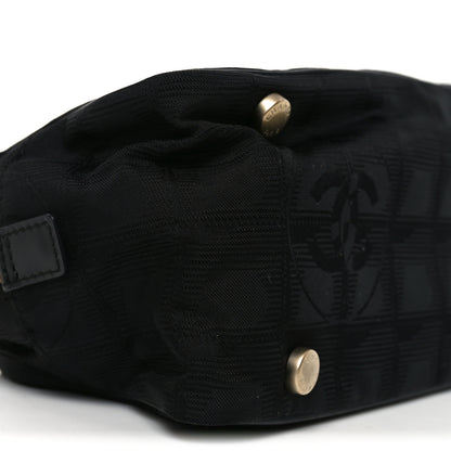 Chanel Nylon Travel Bowler Black 9 of 10