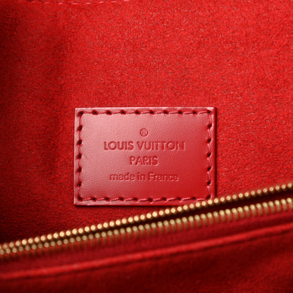 Louis Vuitton Damier Ebene Caissa Clutch Cherry 6 of 10