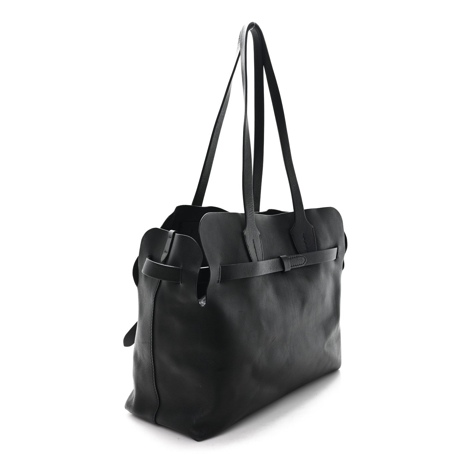 Burberry Soft Grain Calfskin Medium Belt Bag Black 4 of 11