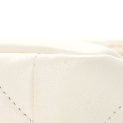 Chanel Lambskin Quilted Medium Chanel 19 Flap White 10 of 10