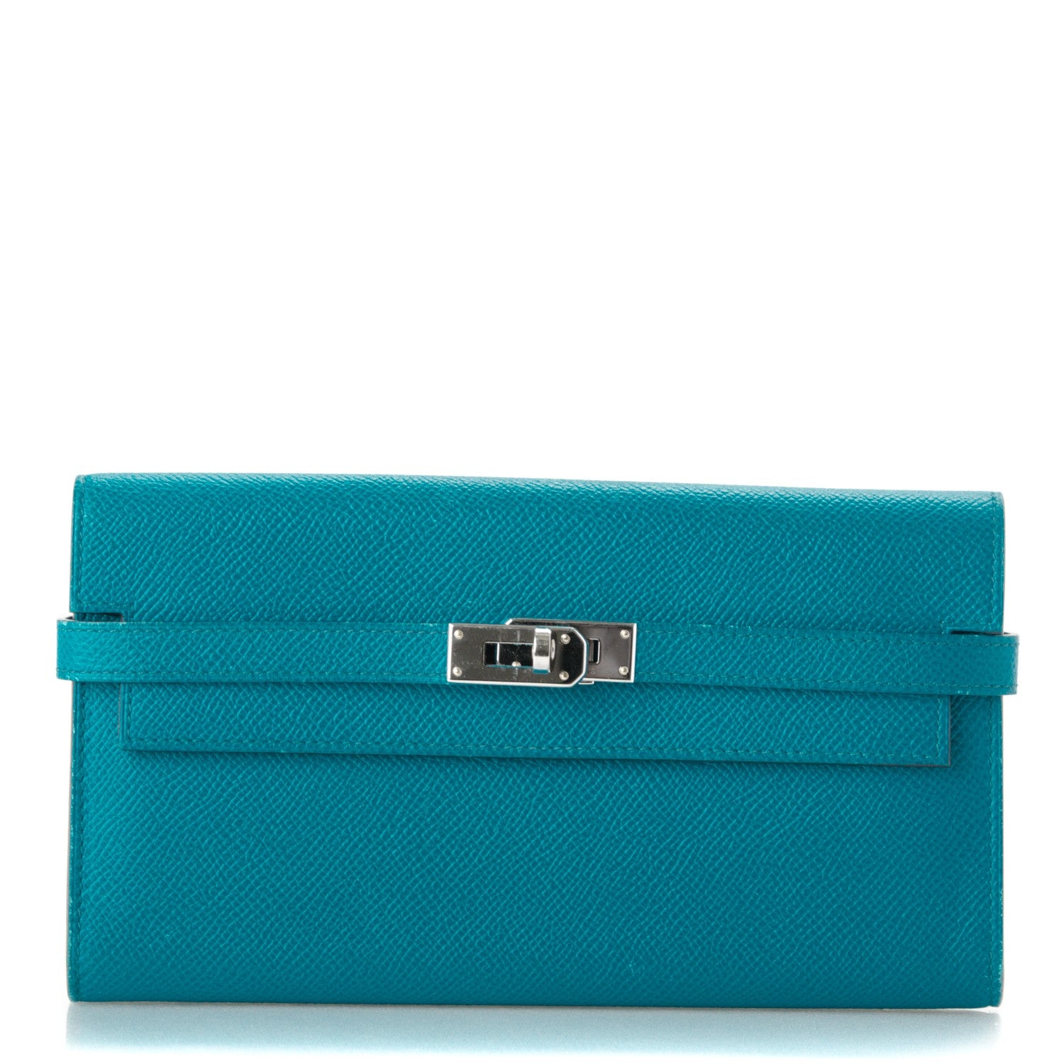 Hermes Epsom Kelly Longue Wallet Bleu Izmir 1 of 8