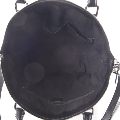 Gucci Guccissima Large GG Charm Convertible Dome Satchel Black 5 of 9