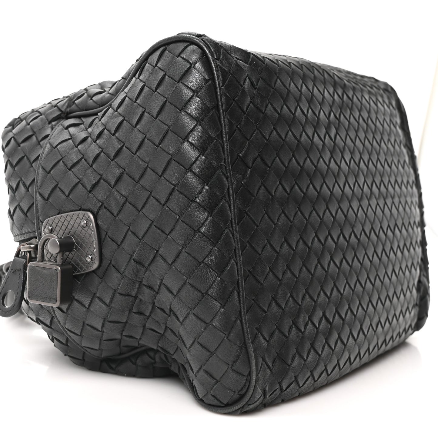 Nappa Intrecciato Boston Black