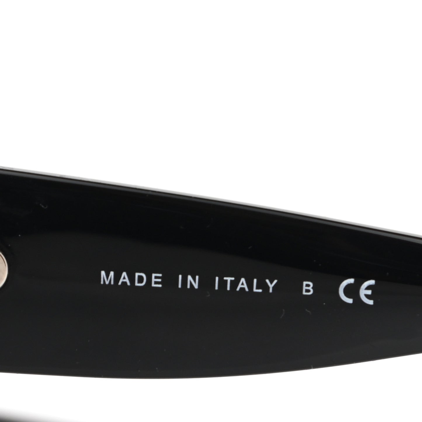 Acetate Shield Sunglasses 5449-A Black