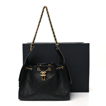 Chanel Caviar Quilted Small Chanel 25 Handbag Black 11 of 11