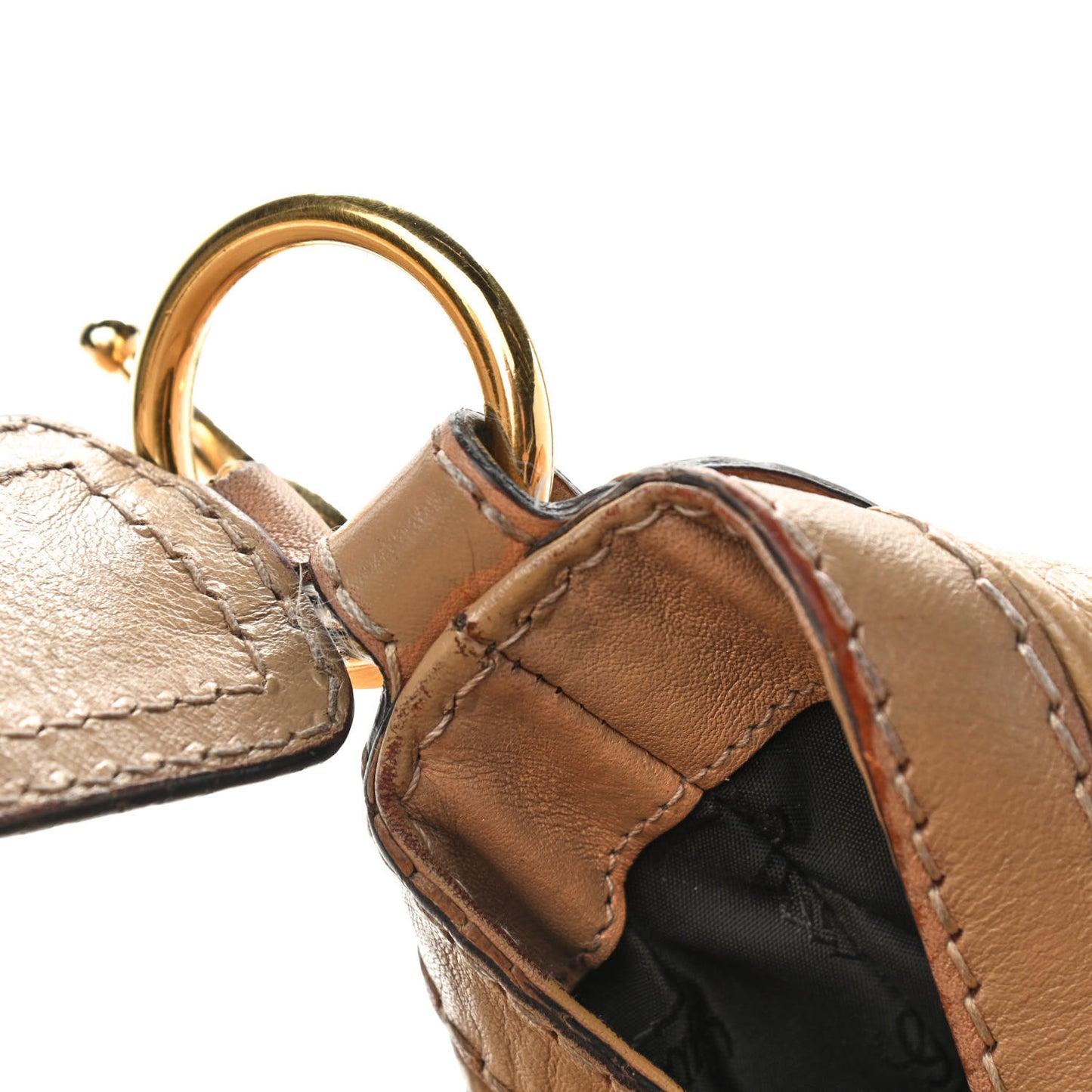 Calfskin Large Jockey Hobo Tan