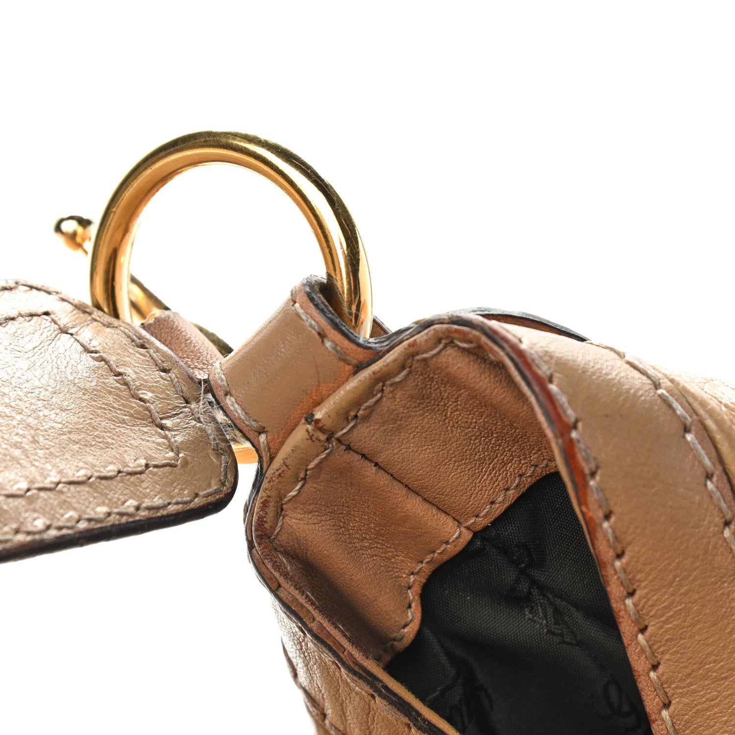 Gucci Calfskin Large Jockey Hobo Tan 13 of 16