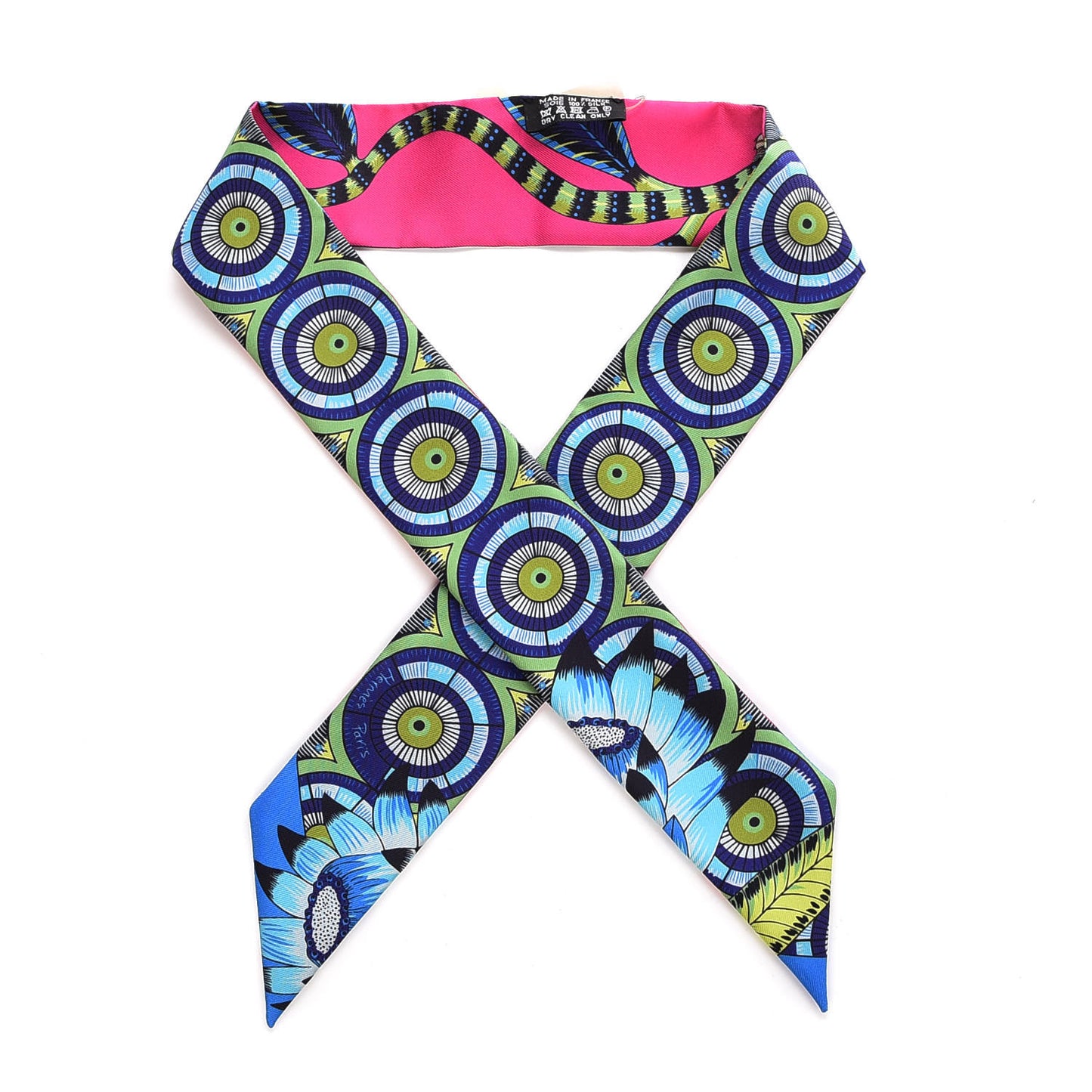 Silk The Savana Dance Twilly Rose Indien Indigo Vert