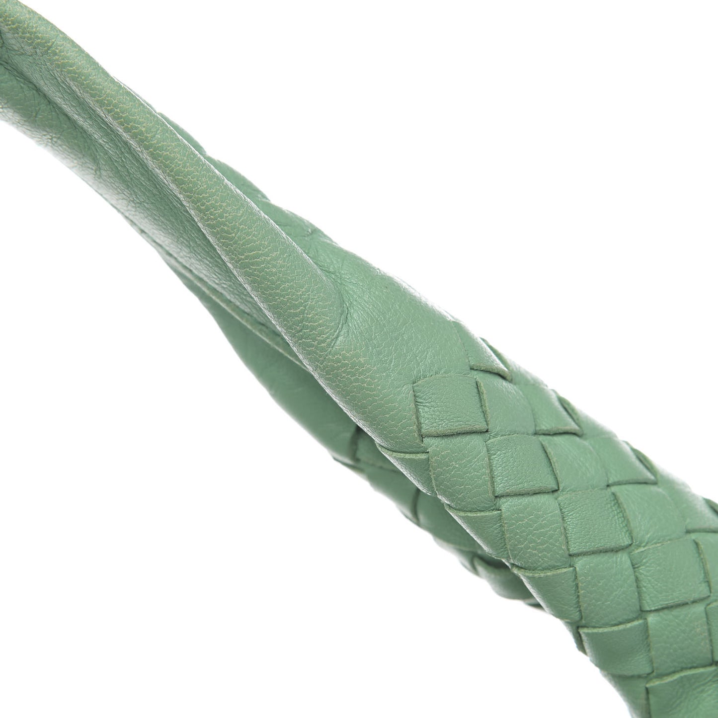 Nappa Intrecciato Large Veneta Hobo Mint Green