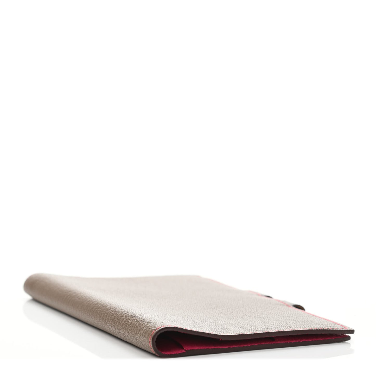 Chevre Mysore Vision II Agenda Cover Etoupe Fuchsia