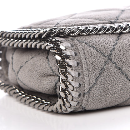 Stella McCartney Shaggy Deer Quilted Falabella Crossbody Bag Light Grey 6 of 9