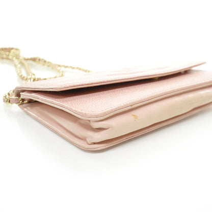 Chanel Caviar Wallet on Chain WOC Pink GHW 5 of 9