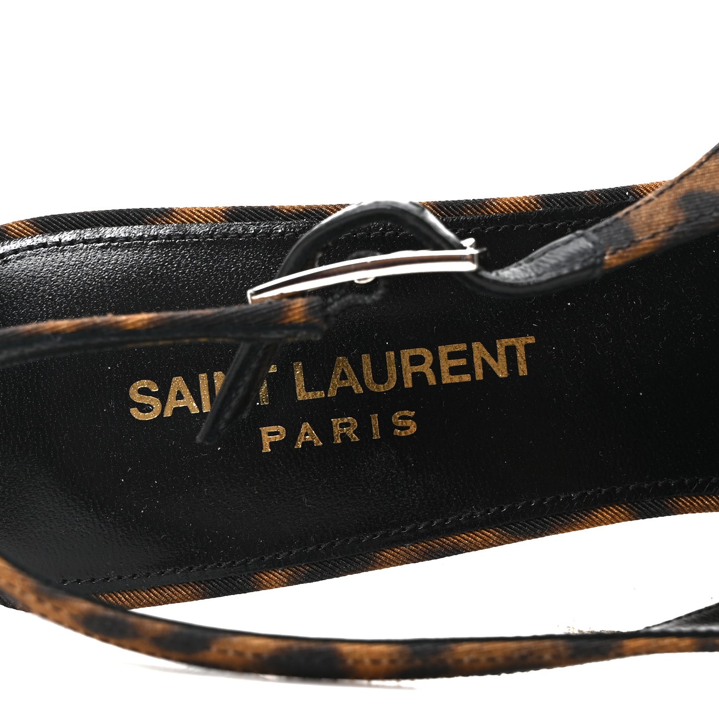 Canvas Leopard Print Quadria 30 Slingback Pumps 37 Manto Naturale