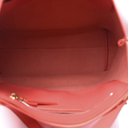 Balenciaga Calfskin Pocket Tote M Coral Black 4 of 9