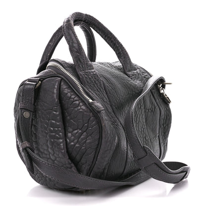 Alexander Wang Pebbled Lambskin Rockie Tundra Antique Silver Hardware 3 of 9