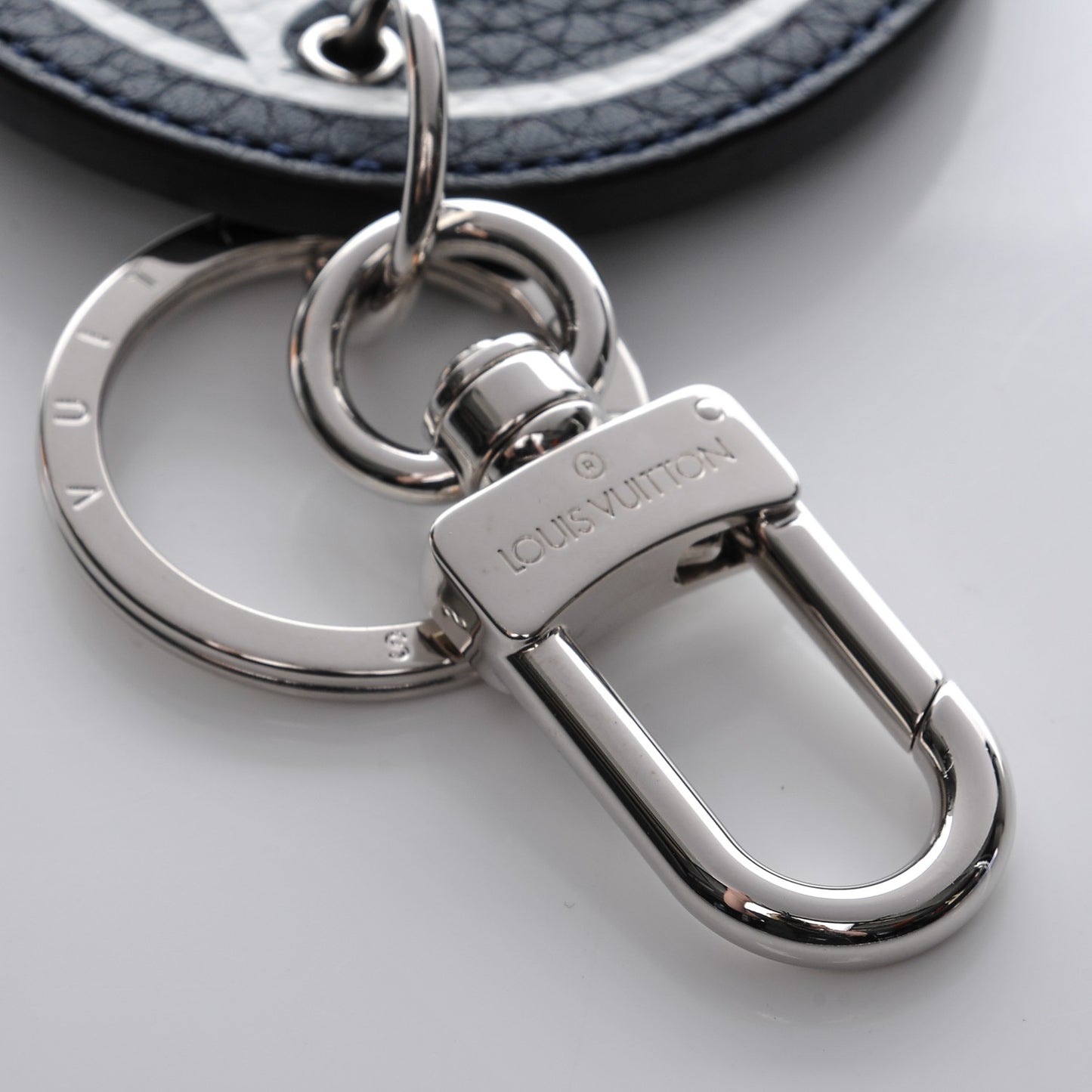 Taurillon Initials Bag Charm Key Holder