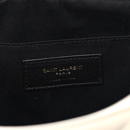 Saint Laurent Calfskin Matelasse Monogram Lou Camera Bag Crema Soft 7 of 10