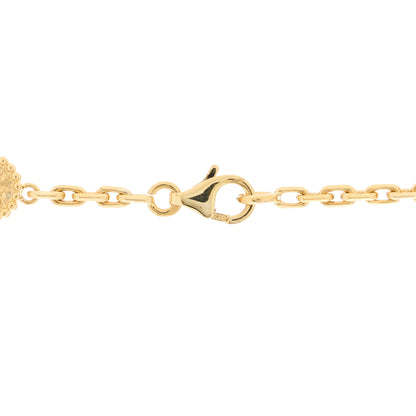 Van Cleef & Arpels 18K Yellow Gold 10 Motifs Vintage Alhambra Necklace 5 of 7