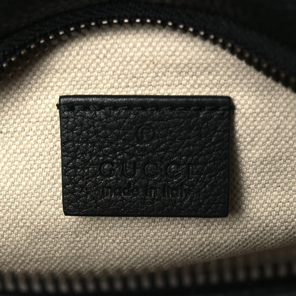 Gucci Grained Calfskin Small Logo Belt Bag Black 6 of 9