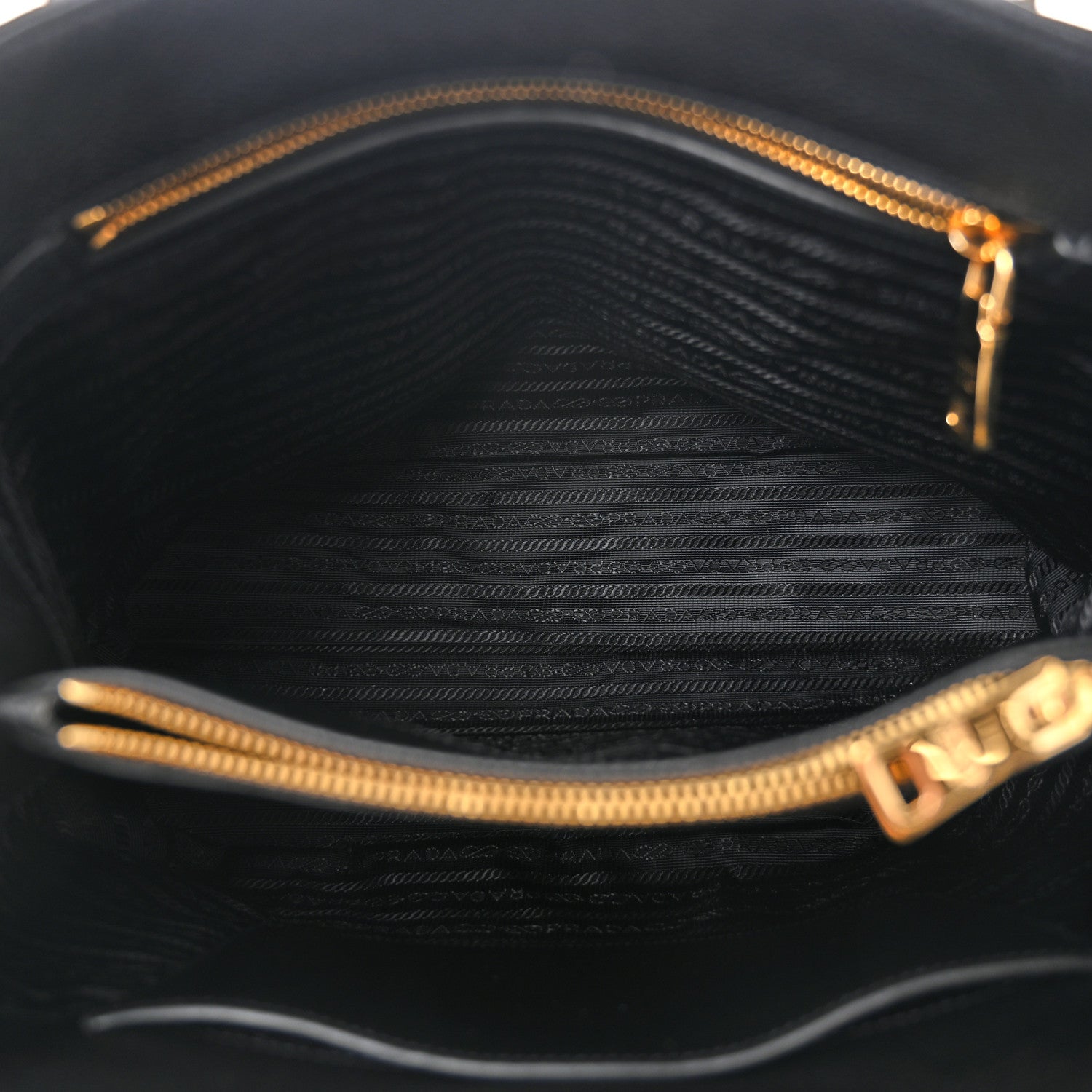 Prada Vitello Phenix Shoulder Bag Black 5 of 9