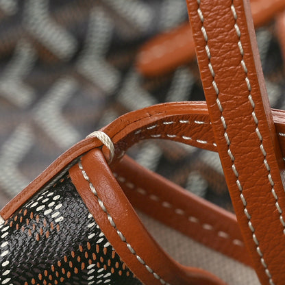 Goyard Goyardine Saint Louis GM Black Gold 11 of 12