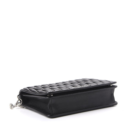 Miu Miu Nappa Matelasse Chain Shoulder Bag Black 4 of 10