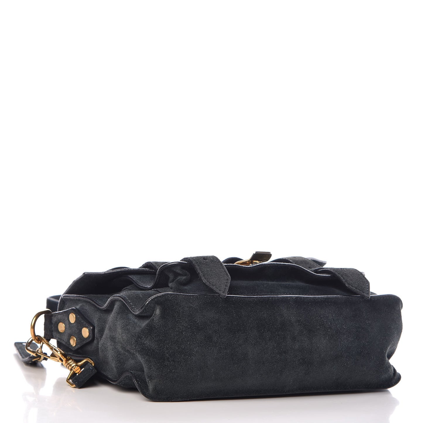 Suede Tiny PS1 Satchel Navy
