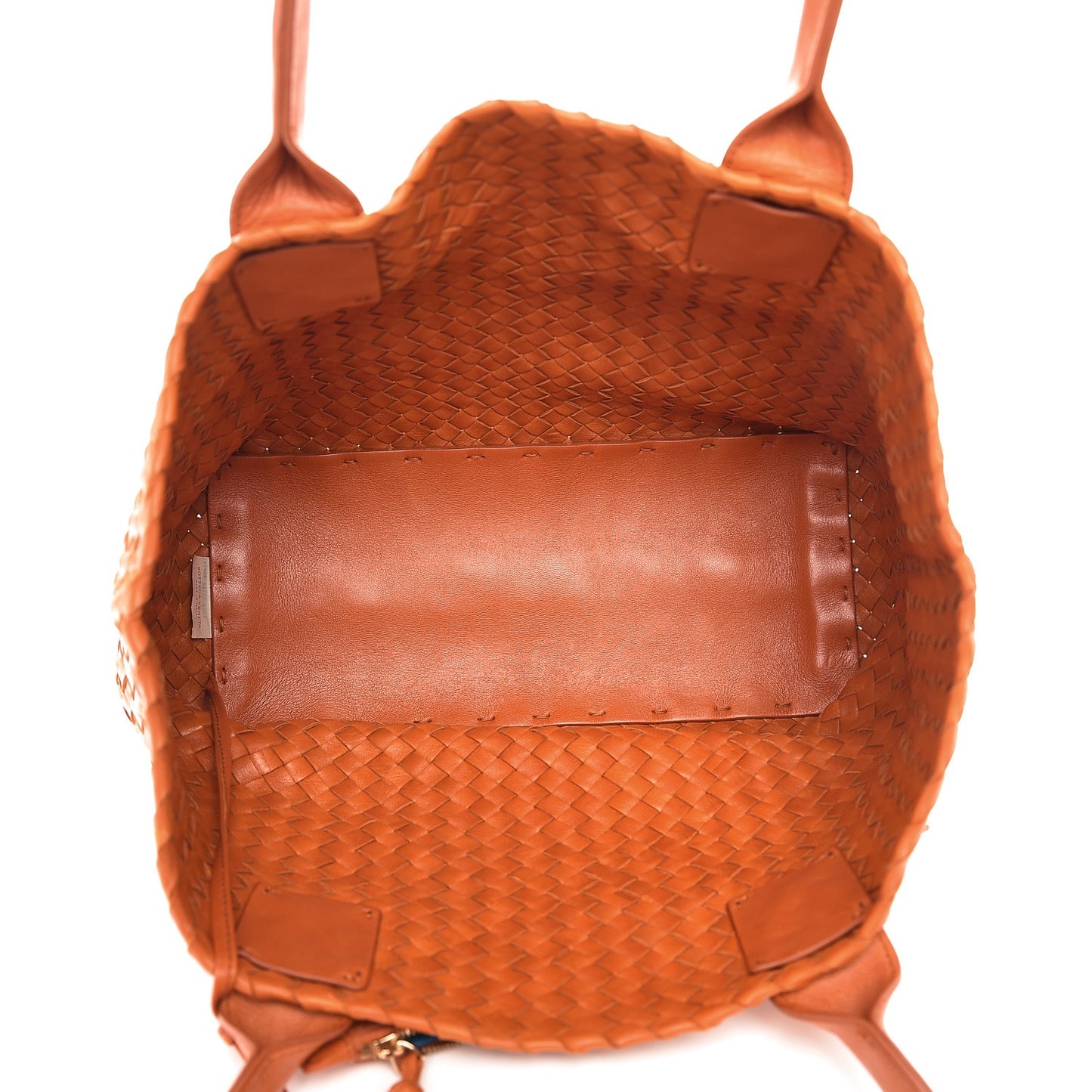 Nappa Intrecciato Mini Cabat Clementine