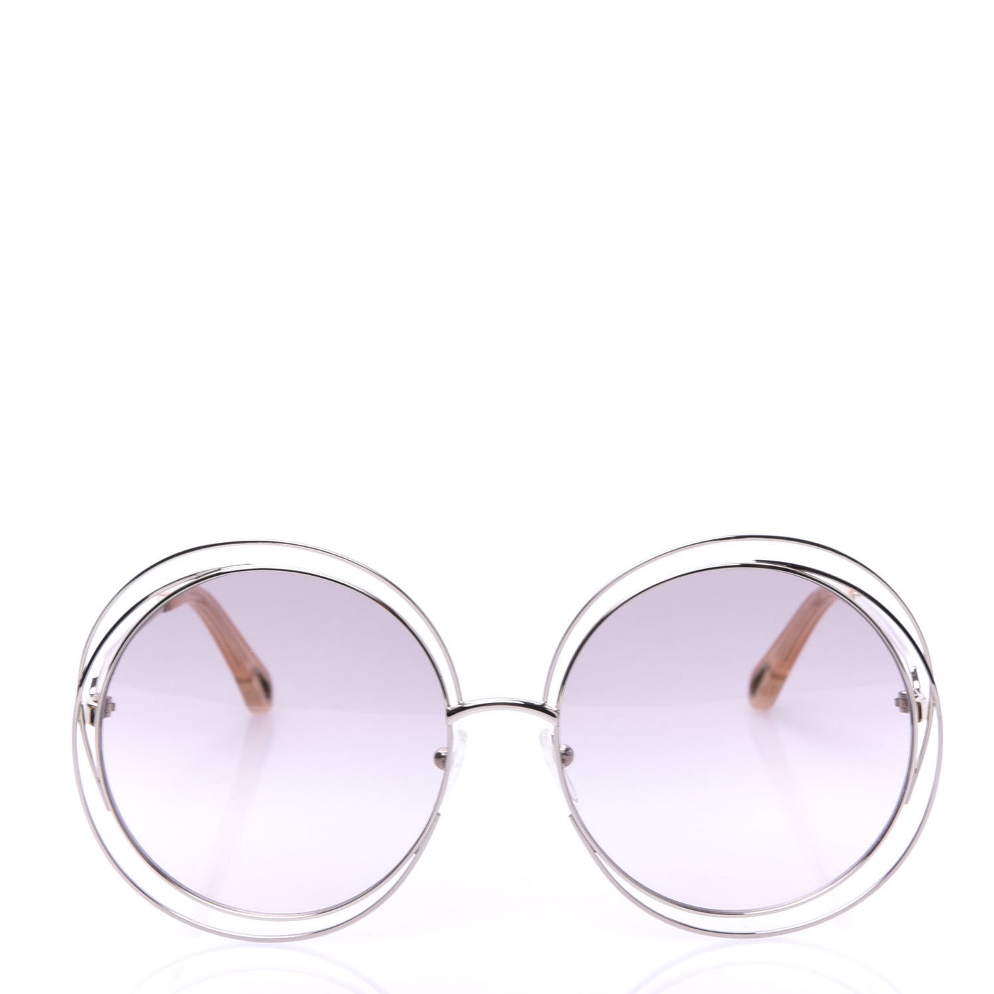 Metal Oversized Round Carlina Oversized Round Sunglasses CE114ST Gold
